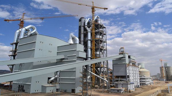 Линия по производству цемента производительностью 5000 т/сутки для Dangote Group в Эфиопии.